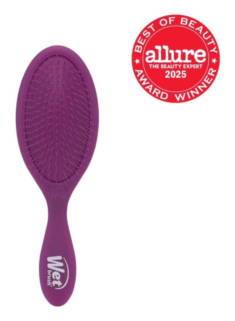 Wet Brush Original Detangler Hair Brush, Purple Frost - Ultra-Soft IntelliFlex Bristles - Detangling Brush Glides Through Tangles For All Hair Types (Wet Dry & Damaged Hair) - Women & Men - Image 2